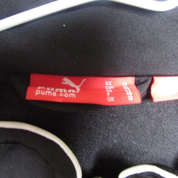 Puma Full Zip Track Jacket M Black White - Picture 13 of 14